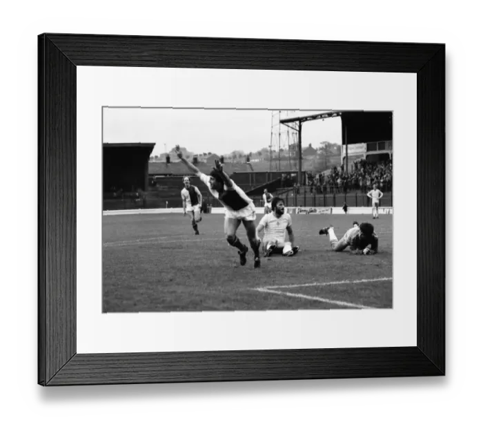 Framed Print : English League Division Two match. Blackburn Rovers 3 v Chelsea 0
