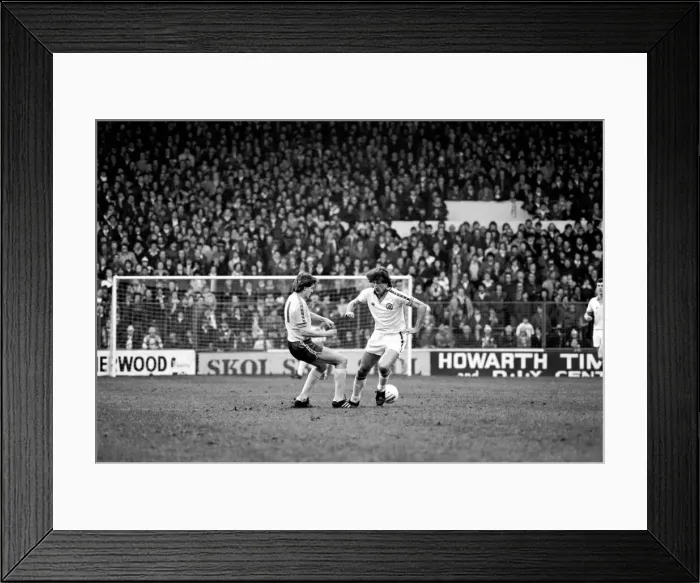 Framed Print : Leeds United 1 v. Norwich City 0. Division One Football. January 1981 MF01-18-031 Framed Print : Leeds United 1 v. Norwich City 0. Division One Football. January 1981 MF01-18-031