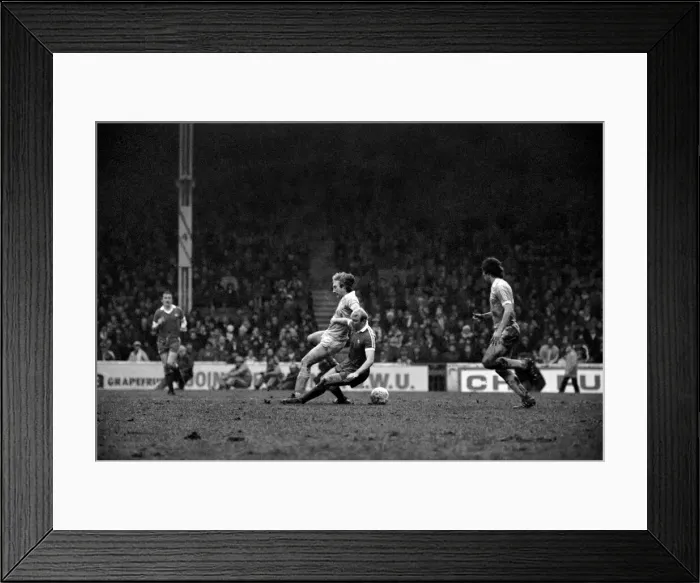 Framed Print : Manchester City 3 v. Middlesbrough 2. Division One Football. January 1981 MF01-13-081 Framed Print : Manchester City 3 v. Middlesbrough 2. Division One Football. January 1981 MF01-13-081