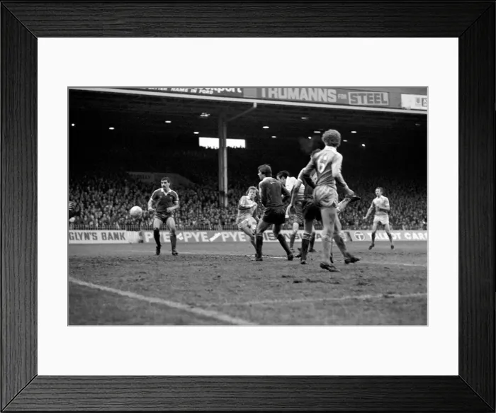 Framed Print : Manchester City 3 v. Middlesbrough 2. Division One Football. January 1981 MF01-13-061 Framed Print : Manchester City 3 v. Middlesbrough 2. Division One Football. January 1981 MF01-13-061
