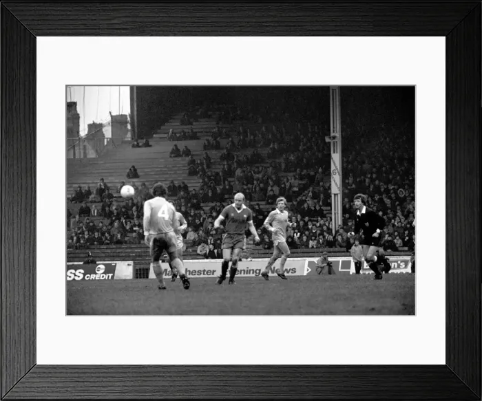 Framed Print : Manchester City 3 v. Middlesbrough 2. Division One Football. January 1981 MF01-13-082 Framed Print : Manchester City 3 v. Middlesbrough 2. Division One Football. January 1981 MF01-13-082