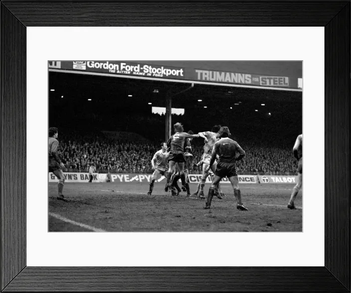 Framed Print : Manchester City 3 v. Middlesbrough 2. Division One Football. January 1981 MF01-13-067 Framed Print : Manchester City 3 v. Middlesbrough 2. Division One Football. January 1981 MF01-13-067
