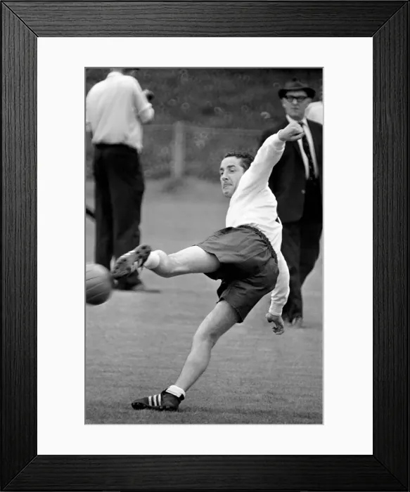 Framed Print : Members of the Tottenham Hotspur team training. Dave Mackay July 1965 Framed Print : Members of the Tottenham Hotspur team training. Dave Mackay July 1965