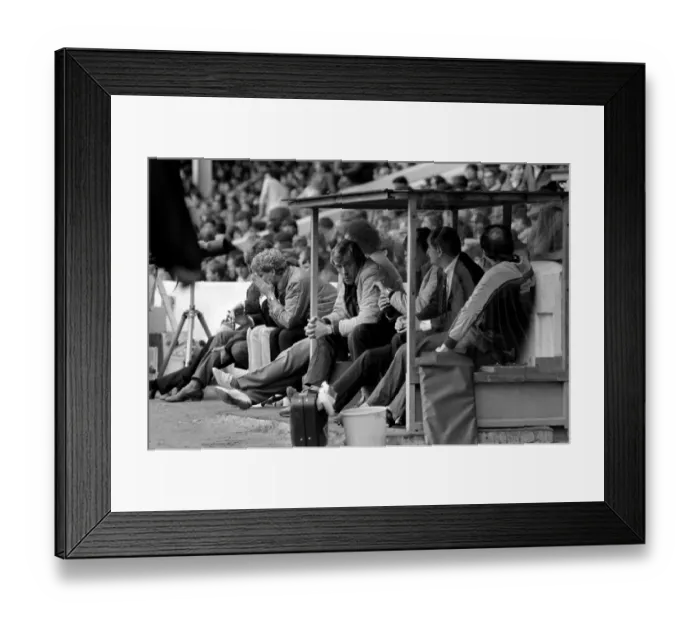 Framed Print : English League Division One match. Manchester City 0 v Luton Town 1. May 1983 MF11-29-091