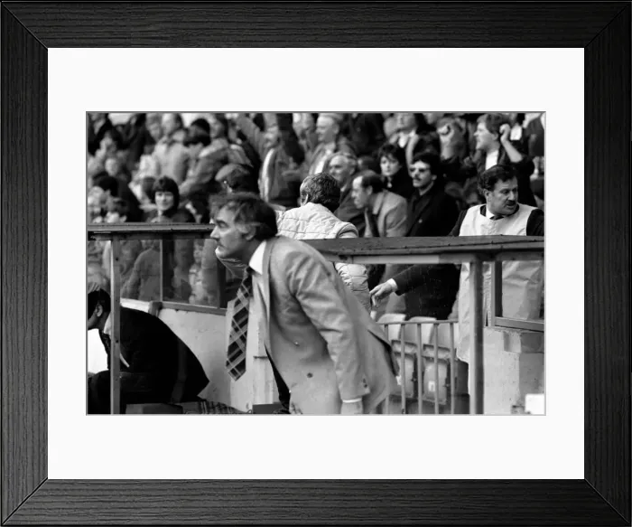 Framed Print : English League Division One match. Manchester City 0 v Luton Town 1. May 1983 MF11-29-012