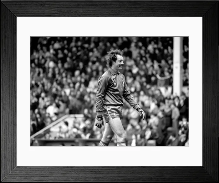 Framed Print : English League Division One match at Anfield. Liverpool 5 v Stoke City 1