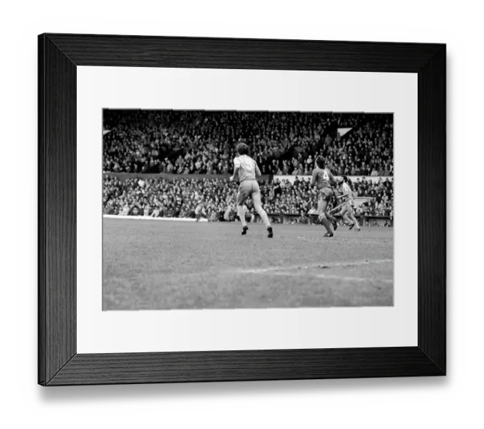 Framed Print : English League Division One match at Anfield. Liverpool 5 v Stoke City 1
