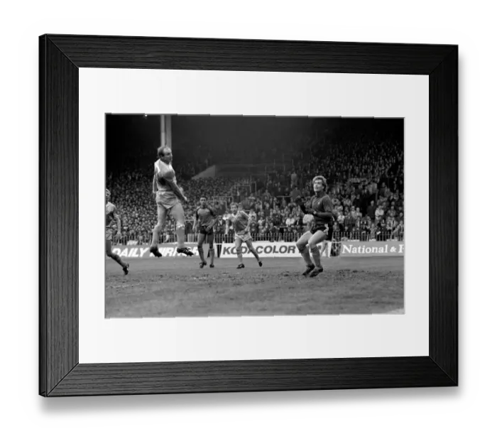 Framed Print : English League Division One match. Manchester City 0 v Luton Town 1. May 1983 MF11-29-088