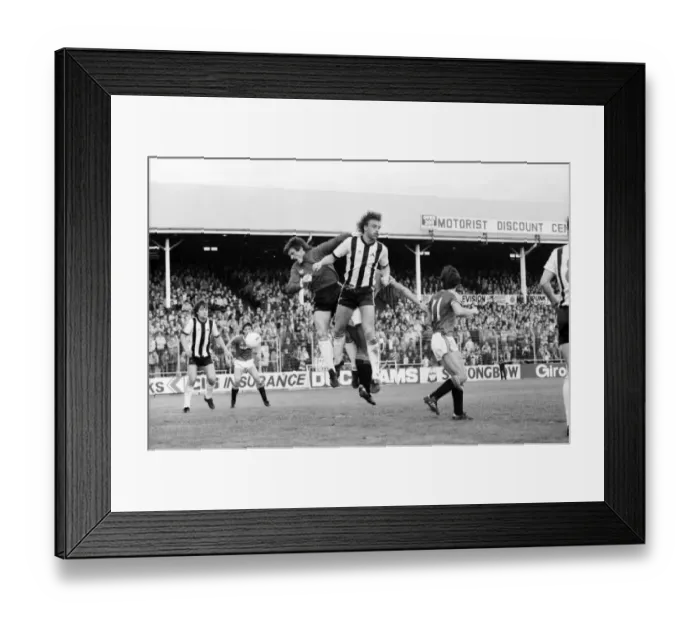 Framed Print : English League Division One match. Notts County 3 v Manchester United 2 Framed Print : English League Division One match. Notts County 3 v Manchester United 2