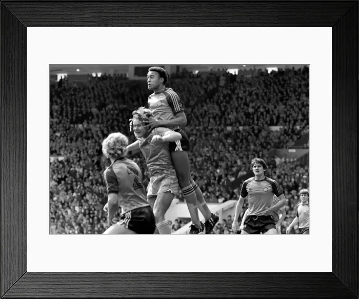 Framed Print : English League Division One match. Manchester City 0 v Luton Town 1. May 1983 MF11-29-149 Framed Print : English League Division One match. Manchester City 0 v Luton Town 1. May 1983 MF11-29-149