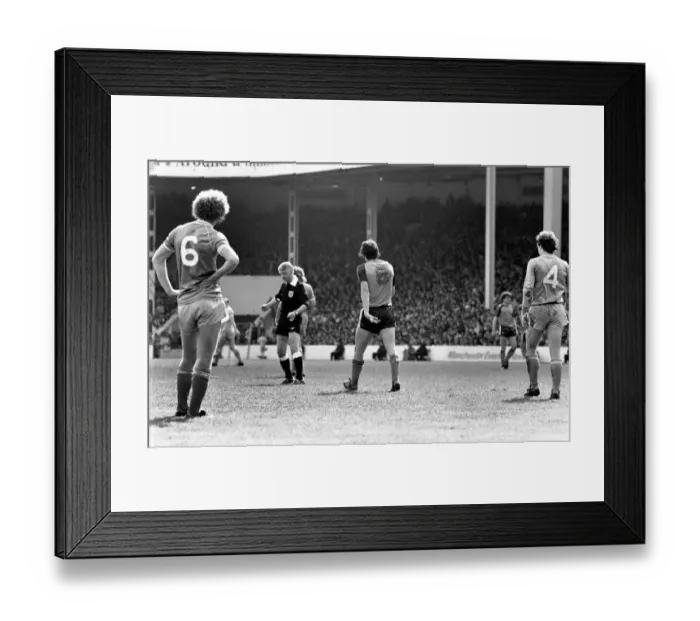 Framed Print : English League Division One match. Manchester City 0 v Luton Town 1. May 1983 MF11-29-014