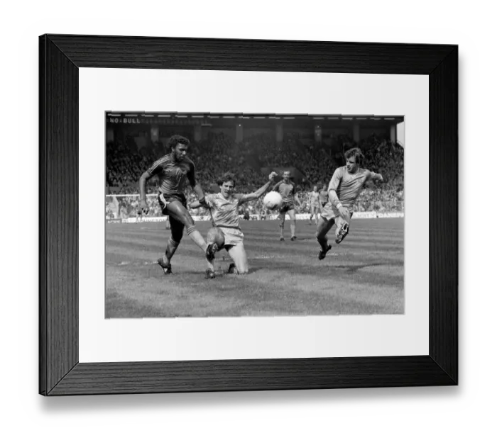 Framed Print : English League Division One match. Manchester City 0 v Luton Town 1. May 1983 MF11-29-100 Framed Print : English League Division One match. Manchester City 0 v Luton Town 1. May 1983 MF11-29-100
