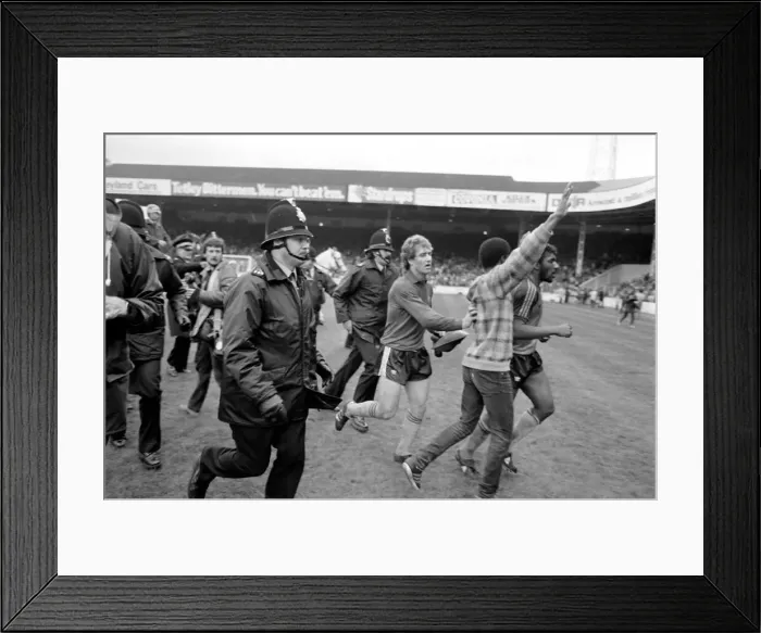 Framed Print : English League Division One match. Manchester City 0 v Luton Town 1. May 1983 MF11-29-106