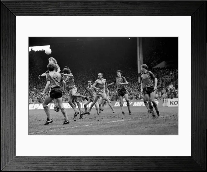 Framed Print : English League Division One match. Manchester City 0 v Luton Town 1. May 1983 MF11-29-051 Framed Print : English League Division One match. Manchester City 0 v Luton Town 1. May 1983 MF11-29-051