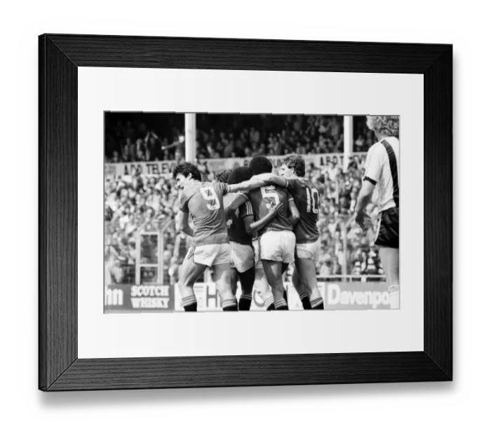 Framed Print : English League Division One match. Notts County 3 v Manchester United 2 Framed Print : English League Division One match. Notts County 3 v Manchester United 2