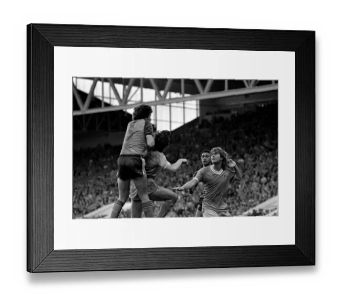 Framed Print : English League Division One match. Manchester City 0 v Luton Town 1. May 1983 MF11-29-066