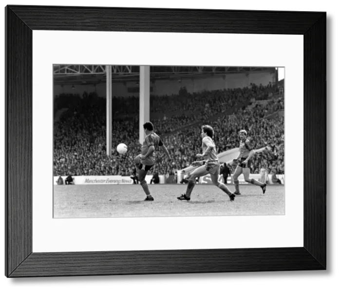 Framed Print : English League Division One match. Manchester City 0 v Luton Town 1. May 1983 MF11-29-064
