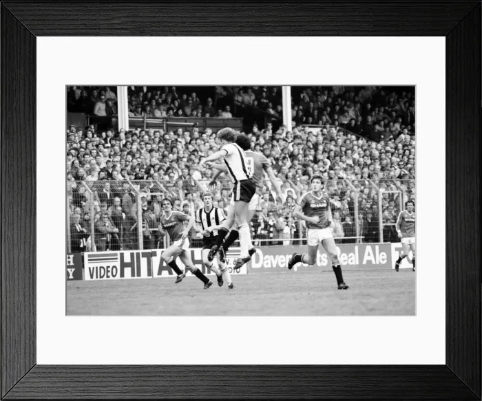 Framed Print : English League Division One match. Notts County 3 v Manchester United 2 Framed Print : English League Division One match. Notts County 3 v Manchester United 2