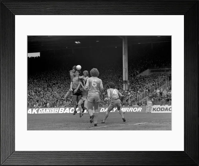 Framed Print : English League Division One match. Manchester City 0 v Luton Town 1. May 1983 MF11-29-075 Framed Print : English League Division One match. Manchester City 0 v Luton Town 1. May 1983 MF11-29-075