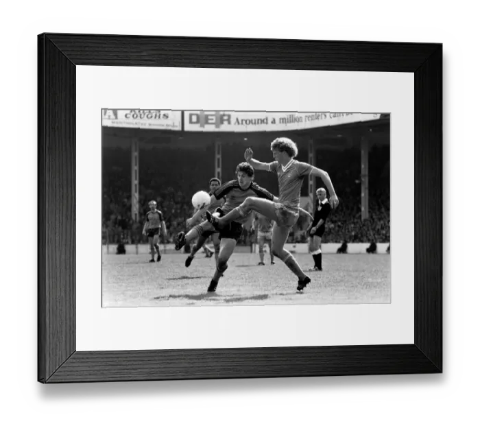 Framed Print : English League Division One match. Manchester City 0 v Luton Town 1. May 1983 MF11-29-015 Framed Print : English League Division One match. Manchester City 0 v Luton Town 1. May 1983 MF11-29-015