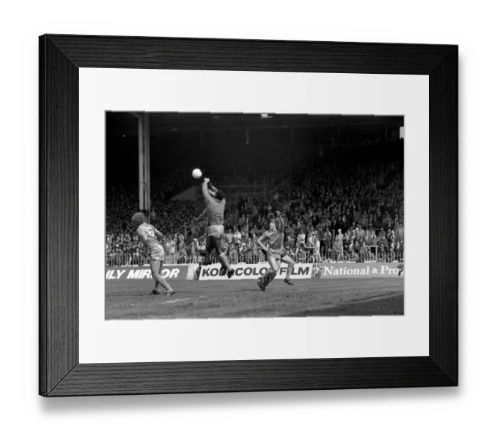 Framed Print : English League Division One match. Manchester City 0 v Luton Town 1. May 1983 MF11-29-002