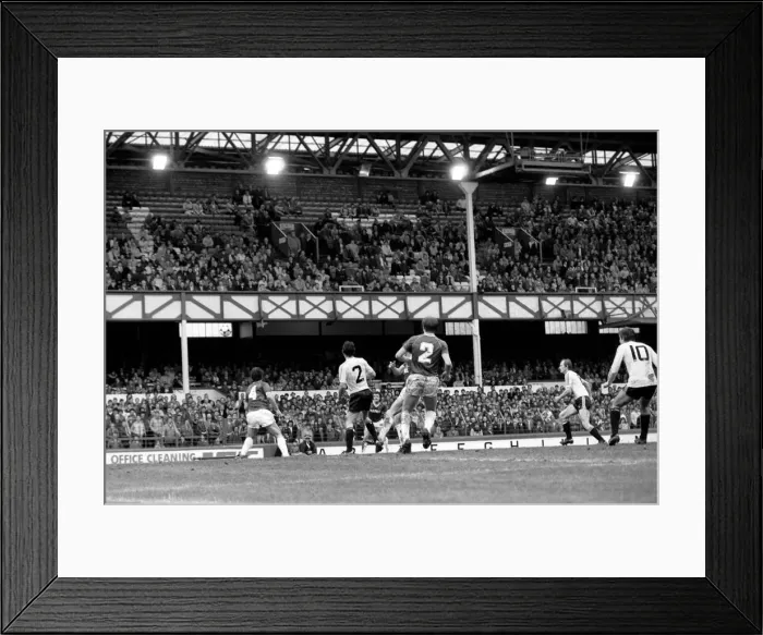 Framed Print : English League Division One match. Everton 1 v Ipswich Town 1. May 1983 MF11-28-125
