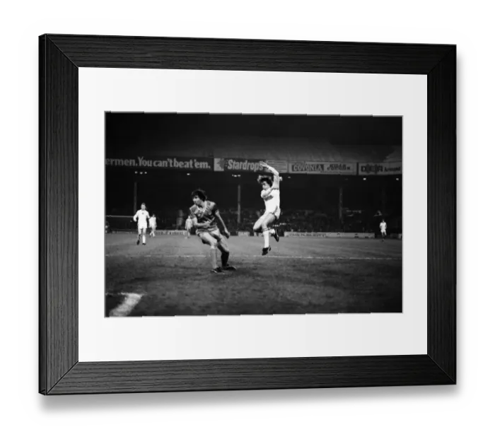 Framed Print : English League Division One match. Manchester City 1 v Aston Villa 0