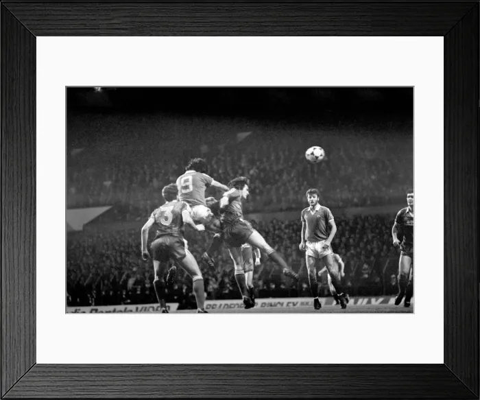 Framed Print : English League Division One match at Old Trafford. Manchester United 2 v Brighton 0 Framed Print : English League Division One match at Old Trafford. Manchester United 2 v Brighton 0