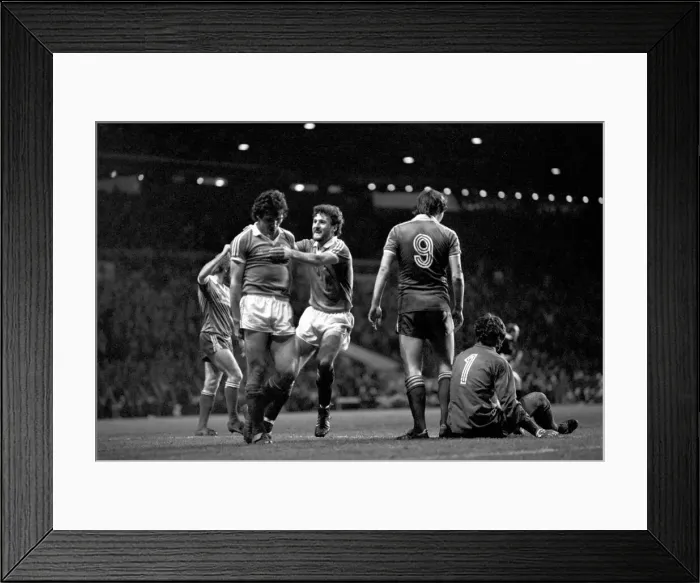 Framed Print : English League Division One match at Old Trafford. Manchester United 2 v Brighton 0 Framed Print : English League Division One match at Old Trafford. Manchester United 2 v Brighton 0