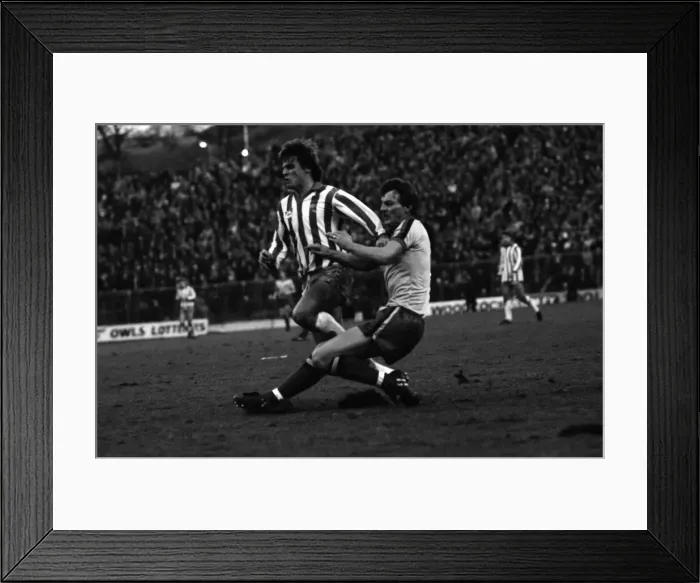 Framed Print : English League Division Two match. Sheffield Wednesday 3 v Watford 1