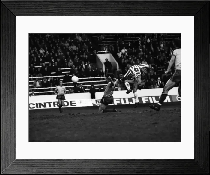 Framed Print : English League Division Two match. Sheffield Wednesday 3 v Watford 1