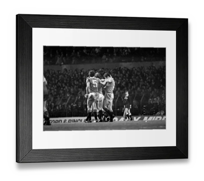 Framed Print : English League Division One match at Old Trafford. Manchester United 2 v Brighton 0