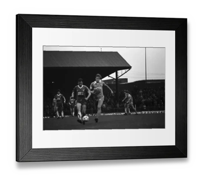 Framed Print : Middlesbrough 3 v. Stoke City 2. Dvision one football September 1981 MF03-21-013