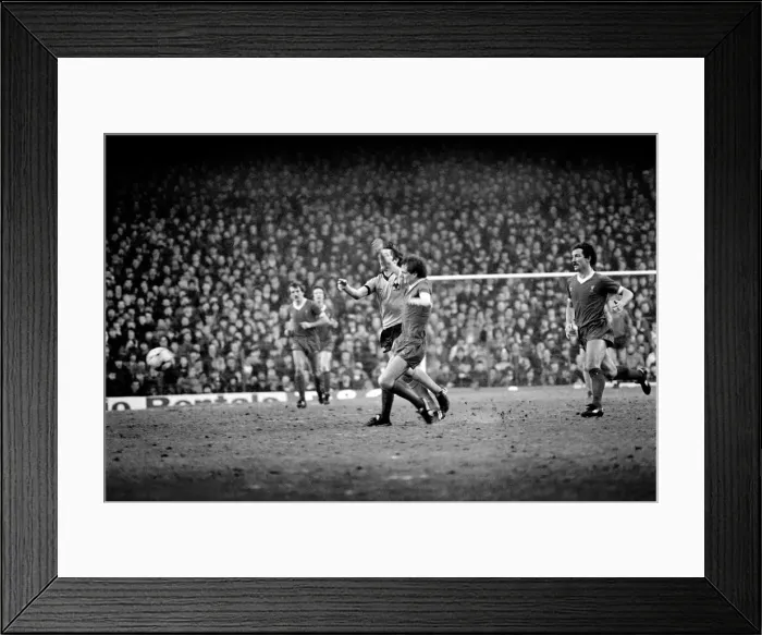 Framed Print : English League Division One match at Anfield. Liverpool 2 v Wolverhampton Wanderers 1 Framed Print : English League Division One match at Anfield. Liverpool 2 v Wolverhampton Wanderers 1