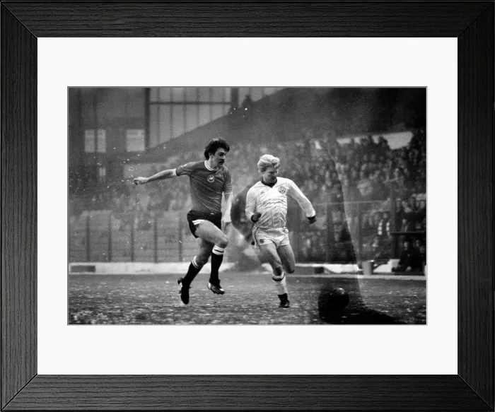 Framed Print : English League Division Two match at Elland Road. Leeds United 2 v Swansea City 0 Framed Print : English League Division Two match at Elland Road. Leeds United 2 v Swansea City 0