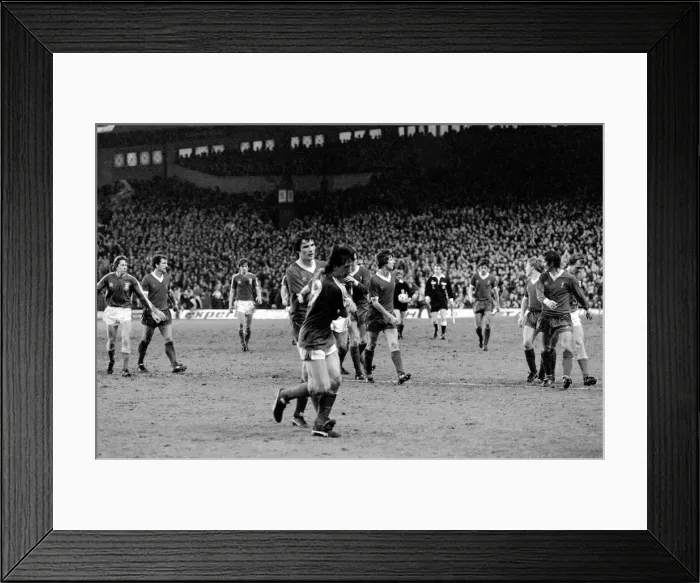 Framed Print : English League Division One match at Anfield. Liverpool 4 v Ipswich Town 0
