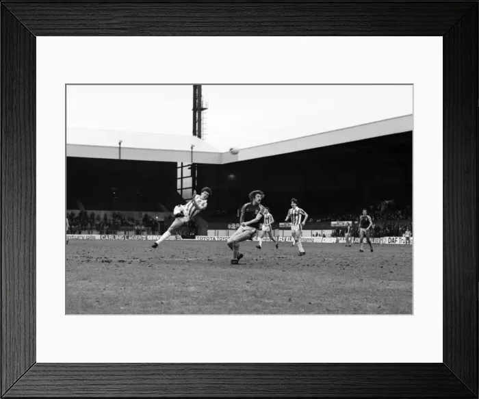 Framed Print : English League Division One match. Stoke City 2 v West Ham United 1 Framed Print : English League Division One match. Stoke City 2 v West Ham United 1