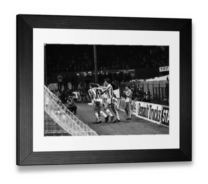 Framed Print : English League Division One match. Stoke City 2 v West Ham United 1 Framed Print : English League Division One match. Stoke City 2 v West Ham United 1