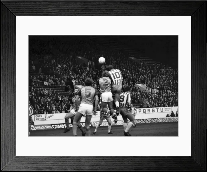 Framed Print : English League Division Two match. Sheffield Wednesday 3 v Luton Town 3