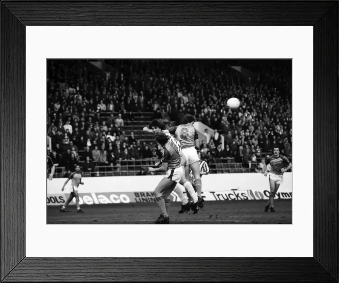 Framed Print : English League Division Two match. Sheffield Wednesday 3 v Luton Town 3
