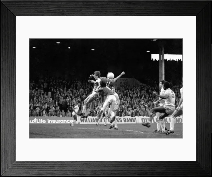 Framed Print : English League Division One match at Maine Road. Manchester City 0 v Birmingham City 0 Framed Print : English League Division One match at Maine Road. Manchester City 0 v Birmingham City 0