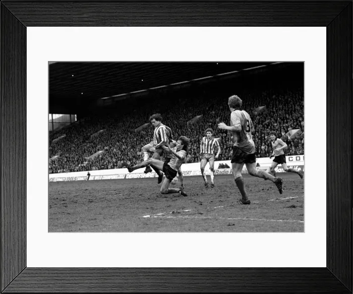 Framed Print : Sheffield Wednesday 0 v. Derby County 0. Division Two Football. March 1981 MF01-41-026 Framed Print : Sheffield Wednesday 0 v. Derby County 0. Division Two Football. March 1981 MF01-41-026