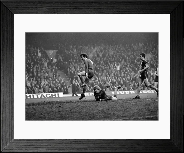 Framed Print : Liverpool 2 v. Southampton 0. Division One Football. February 1981 MF01-39-031 Framed Print : Liverpool 2 v. Southampton 0. Division One Football. February 1981 MF01-39-031