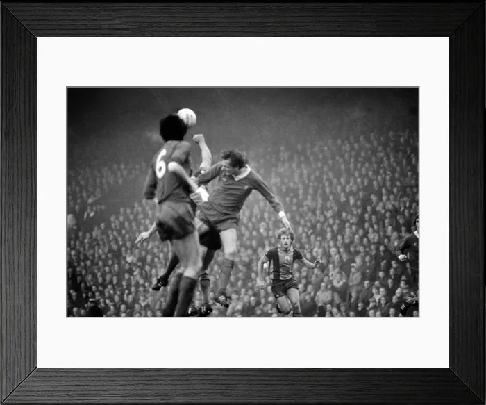 Framed Print : Liverpool 2 v. Southampton 0. Division One Football. February 1981 MF01-39-005 Framed Print : Liverpool 2 v. Southampton 0. Division One Football. February 1981 MF01-39-005