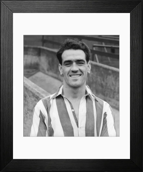Framed Print : J Harvey Newcastle United FC Circa 1948. Joseph Harvey Born Framed Print : J Harvey Newcastle United FC Circa 1948. Joseph Harvey Born