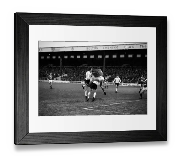 Framed Print : English League Division Two match. Bolton Wanderers 2 v Charlton Athletic 0