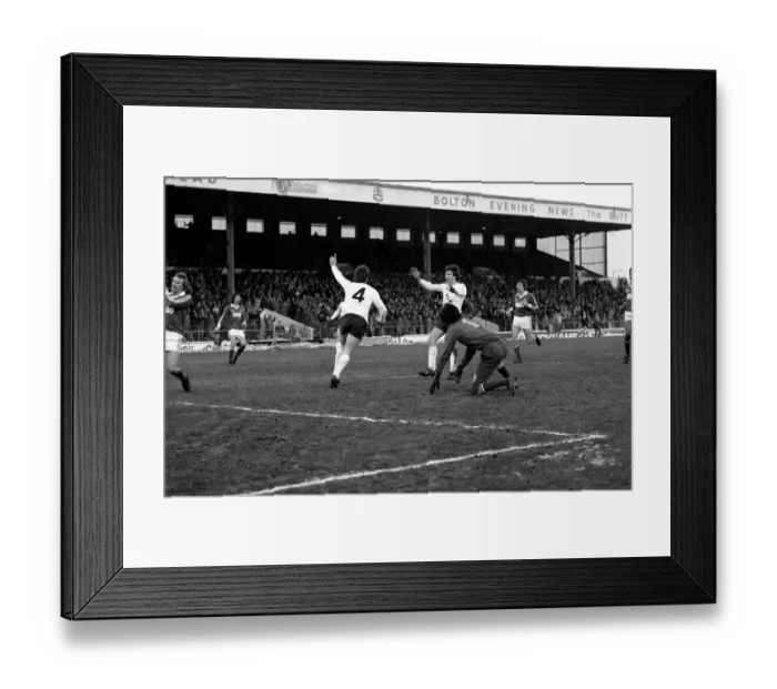 Framed Print : English League Division Two match. Bolton Wanderers 2 v Charlton Athletic 0