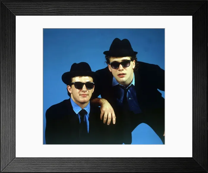 Framed Print : Ally McCoist & Derek Ferguson dressed up December 1987