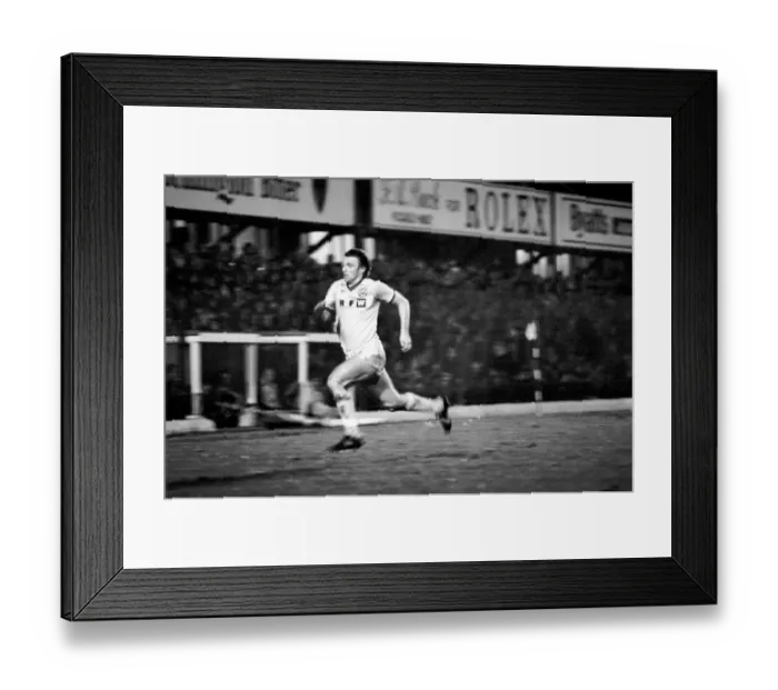 Framed Print : English League Division One match. Stoke City 1 v Leeds United 2