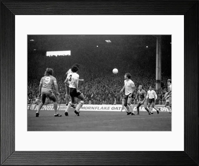 Framed Print : Manchester City 0 v. Tottenham Hotspur 1. Division one football Framed Print : Manchester City 0 v. Tottenham Hotspur 1. Division one football